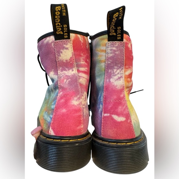 Dr Martens 1460 Tie Dye Rainbow 🌈 Boots US 6 EU 37 - Picture 12 of 16